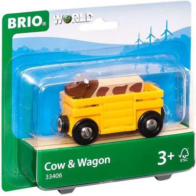 BRIO Igračka Vagon za prevoz krava 33406