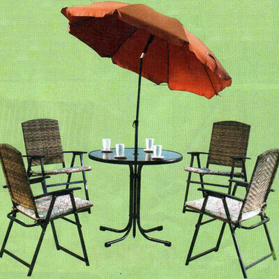 Baštenska garnitura komplet sa suncobranom