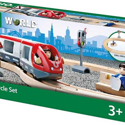 BRIO Igračka Putnički voz sa kružnom prugom 33511