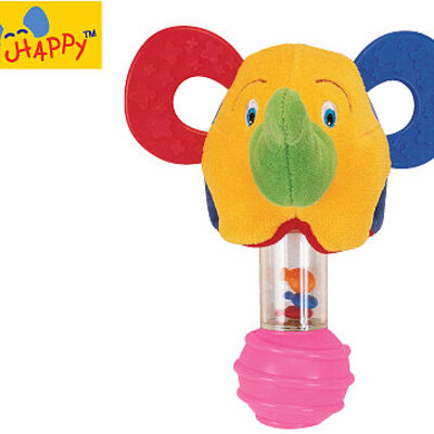 Igračka za bebu - KsKids Zvečka i glodalica Srećno Slonče KA10355