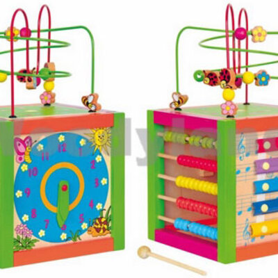 WoodyLand Didaktička Šarena Kocka 90837