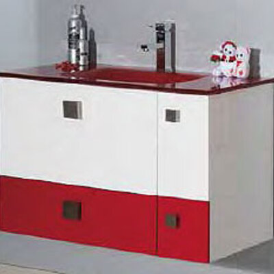 Roper Kupatilski ormarić sa lavaboom Aurora 900BX red