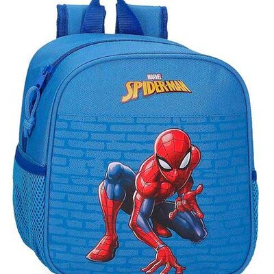 Ranac za vrtić 25cm Spiderman Attack blue 44520