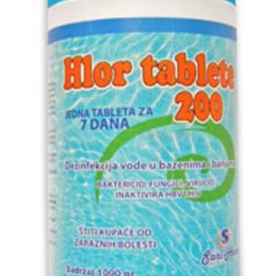 Hlor u tabletama 5 x 200 gr 08-0003