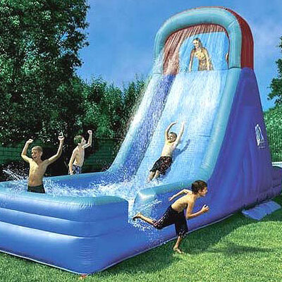 Aqua Park za Dvorište Six Flags® Banzai Slide Play Center