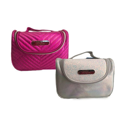 Ženski neseser za šminku Sazio Tilos silver 500701