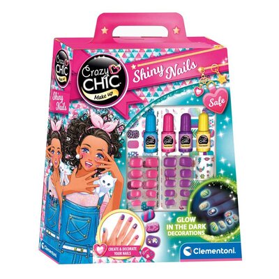 Clementoni Crazy Chic Set za nokte Glow in the dark CL18689