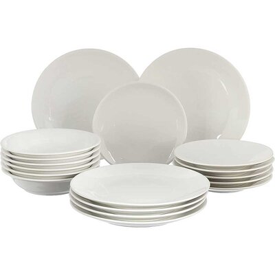 Keramički servis za ručavanje Kutahya Harlek sivi 18 delova