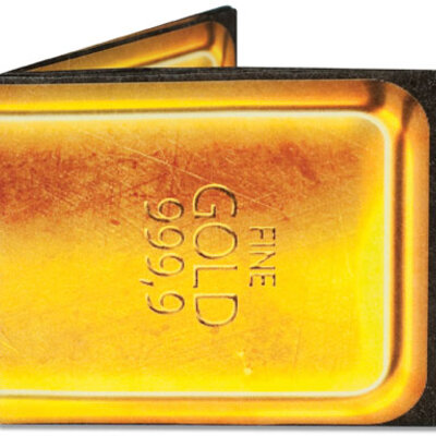 DynoMighty Neuništivi novčanik Zlatna poluga  DY-618