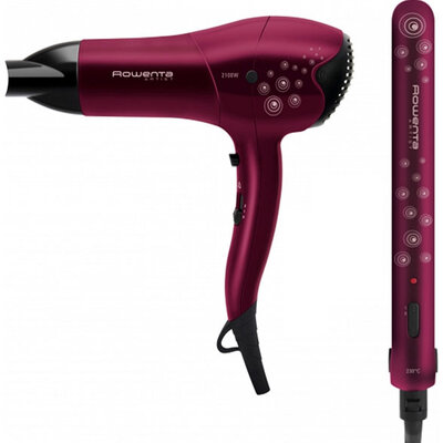 Rowenta fen za kosu + presa za kosu YD3027