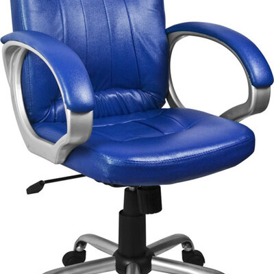Kancelarijska Fotelja od eko Kože Noeud Plava