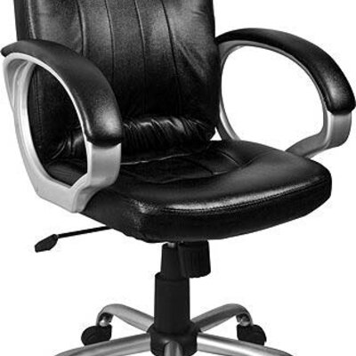 Kancelarijska Fotelja od eko Kože Noeud Crna