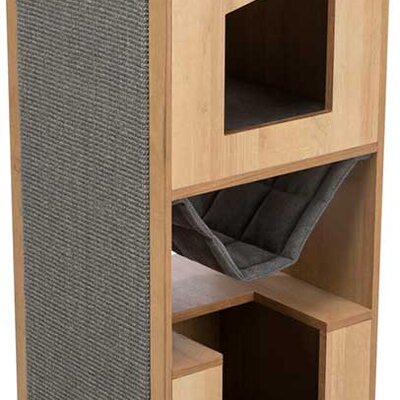 Grebalica za mačke sa dve kućice 105cm Tower City Style Trixie 44725