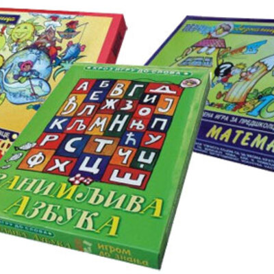 Komplet edukativnih društvenih igara za decu