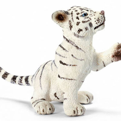 Schleich Divlje Životinje - Mladunče belog tigra, igra se 14385
