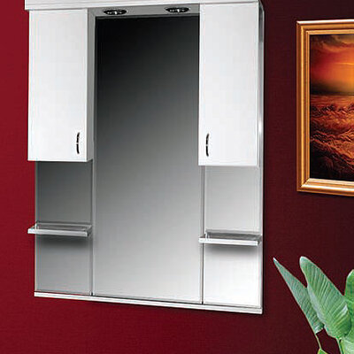 Kupatilski Nameštaj Police Za Kupatilo Sa Ogledalom i Svetlom K 105 G