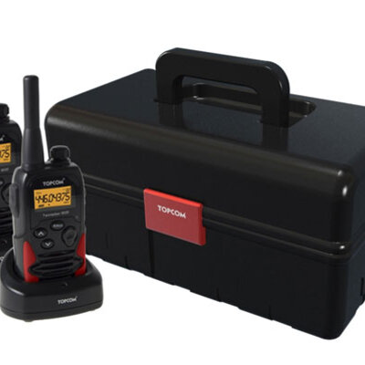 Toki voki uređaj sa dve slušalice TopCom 9500 radio stanica 812