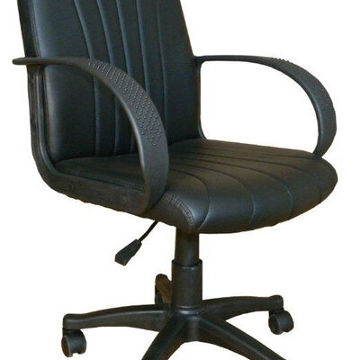 Kancelarijska Radna Fotelja VibeMax EKO koža Crna