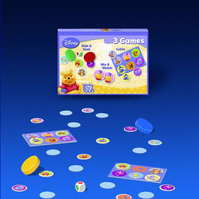 Ravensburger Društvena igra Winnie the Pooh 3u1 - Memorija, Loto, Sakrij&Pronađi 01-242368