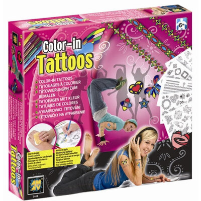 Set za izradu tetovaža za devojčice