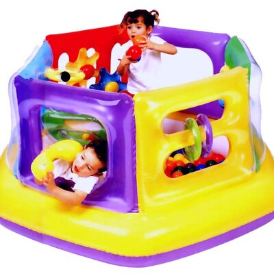 Zabavni centar sa 5 igara i 100 loptica - Intex 48657