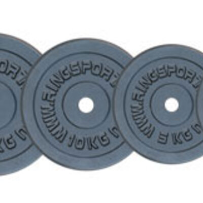 Tegovi 2x5kg crni standardni liveni - RX PLO1-5