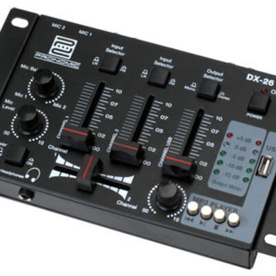 Pronomic DX 26 USB DJ dvokanalni mikser sa USB priklučkom