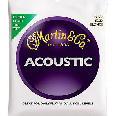 Martin M170 Bronze Extra Light žice za akustičnu gitaru 010-047