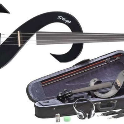 Stagg - Električna violina EVN 4/4 BK
