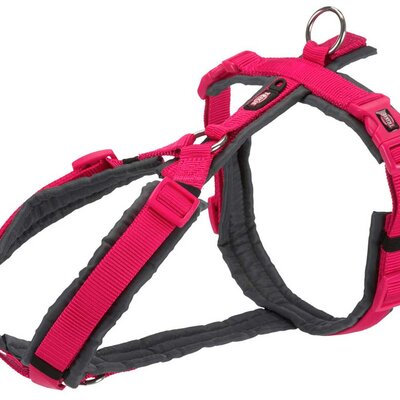 Am pojas za šetnju za pse veličina S-M Premium Trekking fuchsia/graphite Trixie 1997111