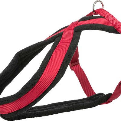 Am za pse - pojas za šetnju veličina S-M Premium Touring red Trixie 203803