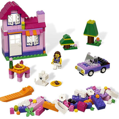 LEGO® Bricks and More Kocke - Ružičasta Kutija sa Kockama LE4625