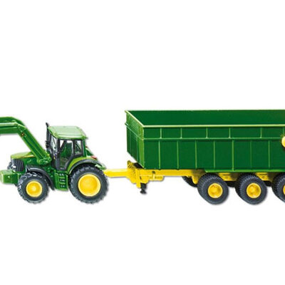 Siku Traktor - utovarivač i prikolica 1843