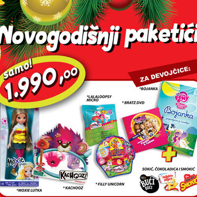 Novogodišnji paketić za devojčice