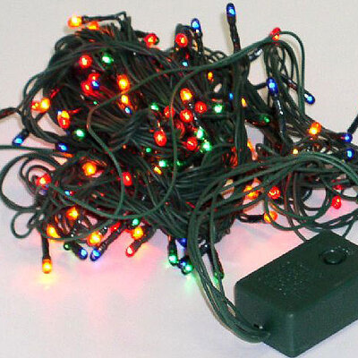 Novogodišnje Pirinač Raznobojne Lampice 52-730