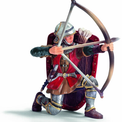 Schleich Vitezovi - Strelac, kleči 70057