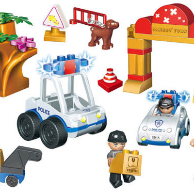 BanBao Policijski set u kantici 8974