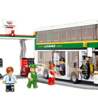 Sluban Kocke Dvospratni Autobus 235 kom 6270330