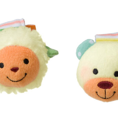 Infantino Igračka za bebu - zvečke meda i jagnje 6310062