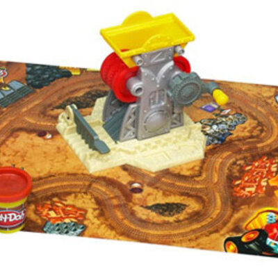 Hasbro Playdoh plastelin set Diggin Rigs Mašina za cigle i bager 49413