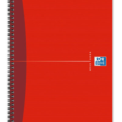 Sveska Oxford Office Essentials A4 kvadratići 06XO141 Red