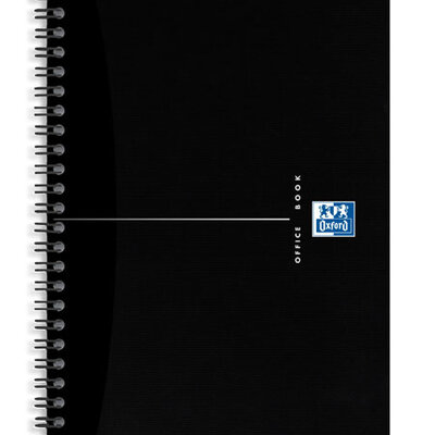 Sveska Oxford Office Smart Black A5 kvadratići 06XO251