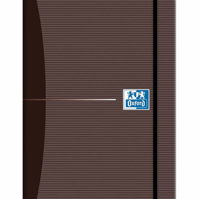 Sveska Oxford Office Signature for men A5 kvadratići 06XO751 Chocolate