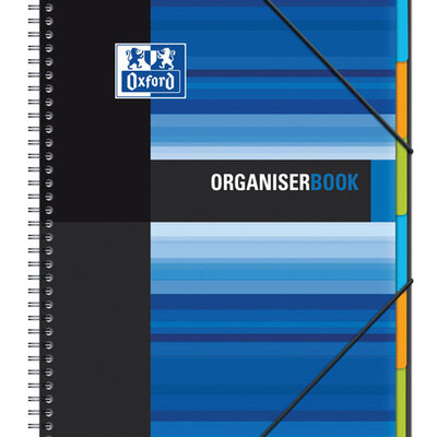 Sveska Oxford Student Organiserbook 244x310mm kvadratići 06XS3 Blue