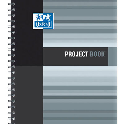 Sveska Oxford Student Project book 233x298mm kvadratići 06XS4 Grey