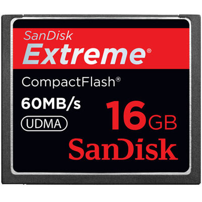 SanDisk Compact Flash Kartica CF 16GB Extreme 60MBs 66404