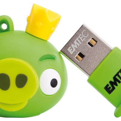 Emtec USB 2.0 A101 4GB Angry Birds Zeleno Prase 70072