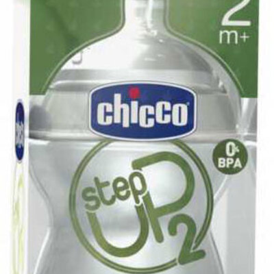 Chicco plastična flašica sa silikonskom cuclom StepUp 250ml  4m+  600711