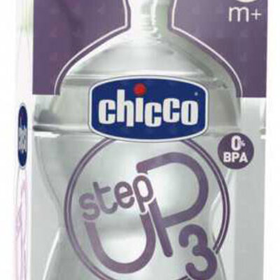 Chicco plastična flašica sa silikonskom cuclom StepUp 330ml  6m+  600720