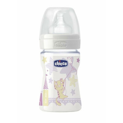 Chicco plastična flašica sa silikonskom cuclom Well-Being 150ml  0m+  00070700000080